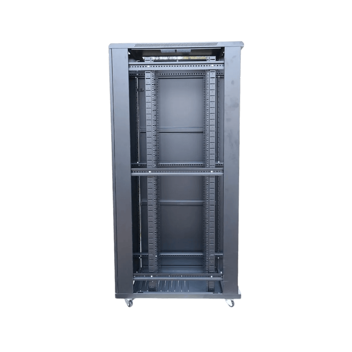 Szafa rack Extralink 19" 42U 600x800mm stojąca Czarny.