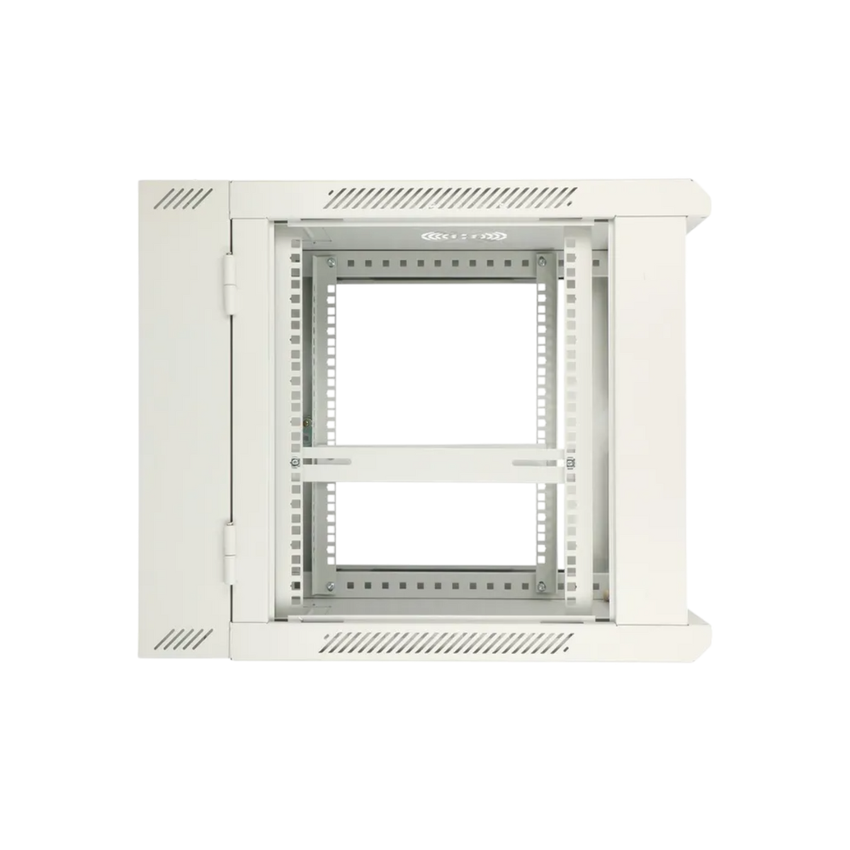 Szafa rack Extralink 19" 9U 600x600mm AZH wisząca dwusekcyjna Szary.