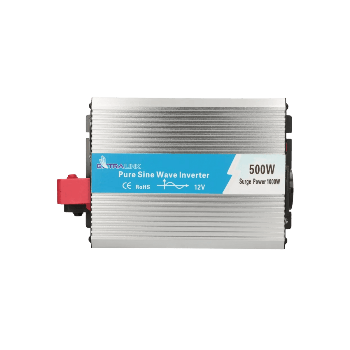 Przetwornica Extralink OPIP-500W 12V na 230V 500W Czysta sinusoida.