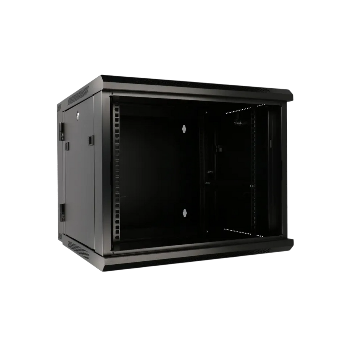 Szafa rack Extralink 19" 9U 600x600mm AZH wisząca dwusekcyjna Czarny.