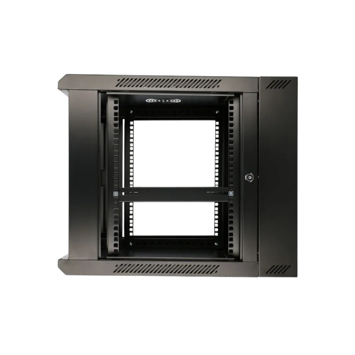 Szafa rack Extralink 19" 9U 600x600mm AZH wisząca dwusekcyjna Czarny.