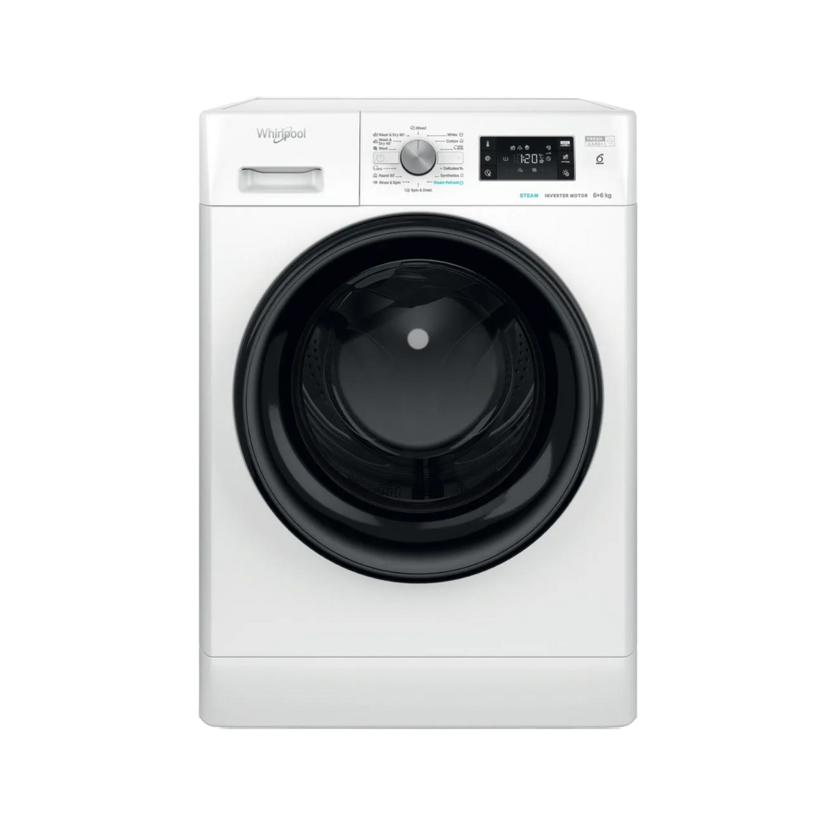 Pralko-suszarka wolnostojąca Whirlpool FFWDB 864349 BV EE 8/6kg 1400rpm.