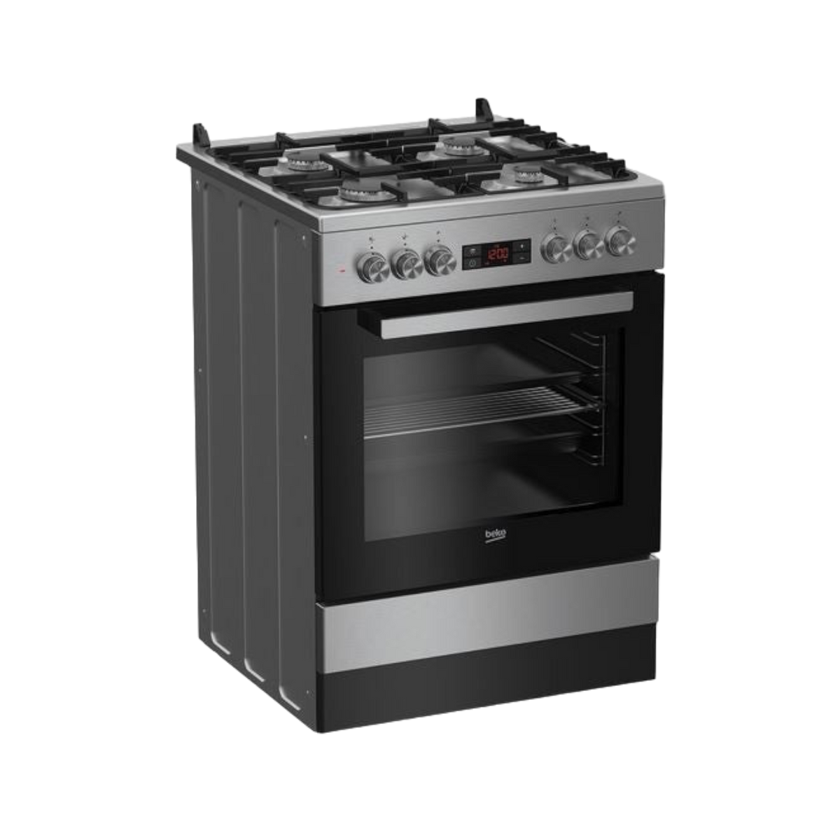 Kuchnia gazowo-elektryczna Beko FSM62332DXT.