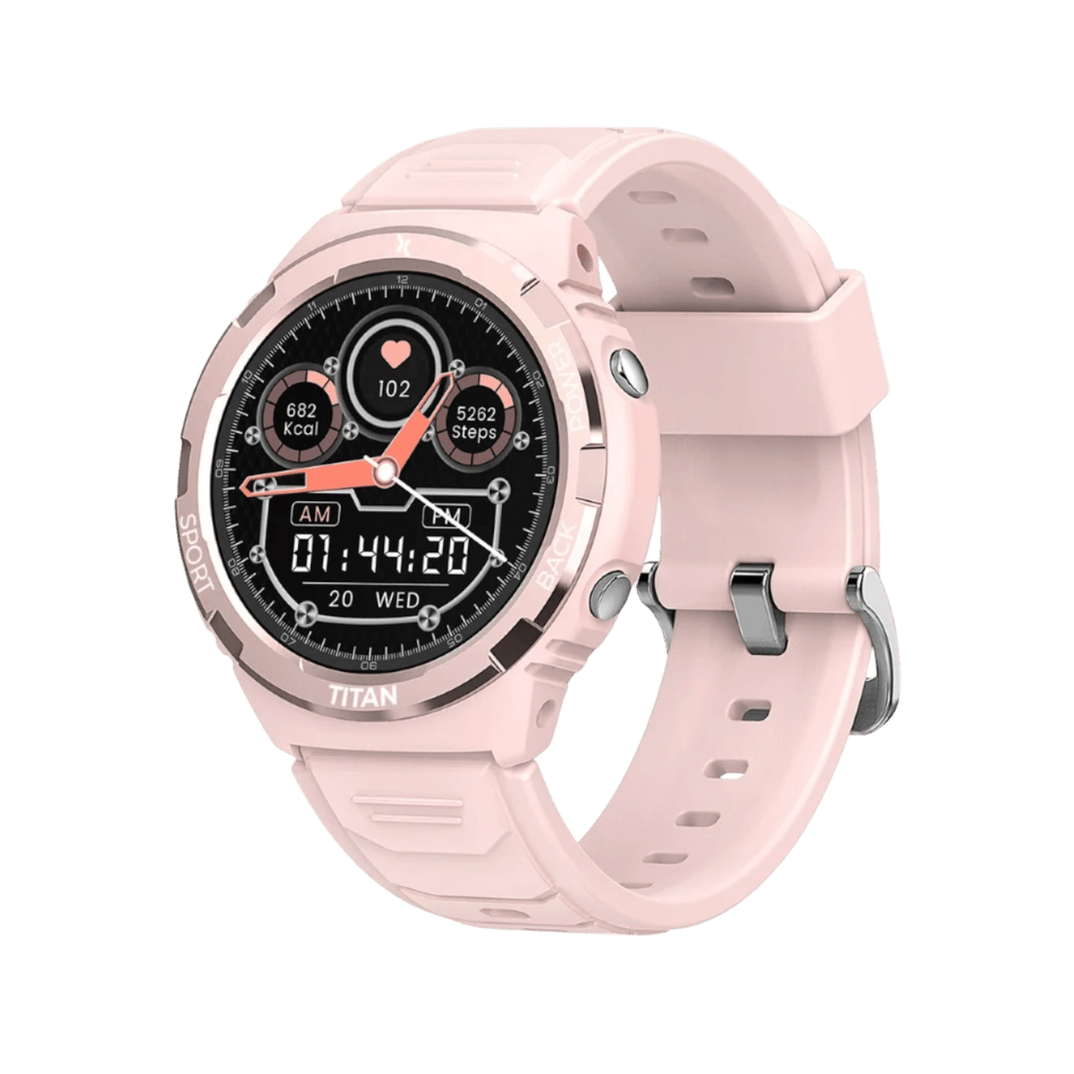 Smartwatch Maxcom FW100 Titan Valkiria Różowy.
