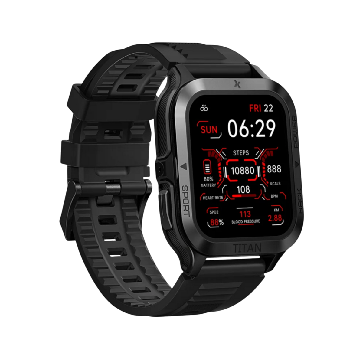 Smartwatch Fit FW67 Titan Pro Grafitowy.