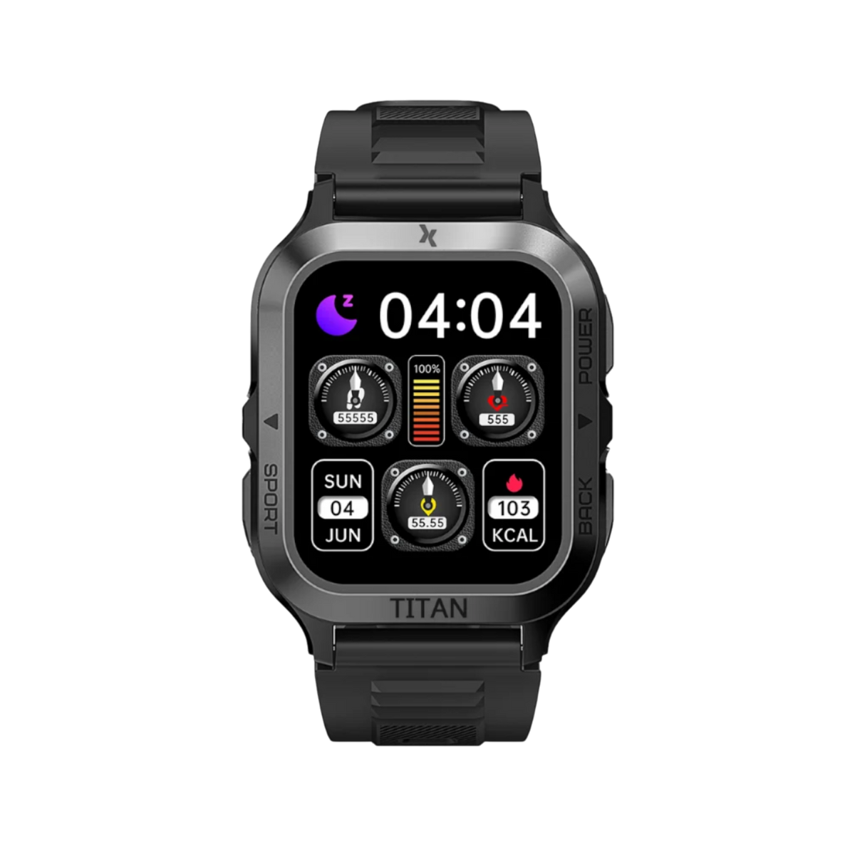 Smartwatch Fit FW67 Titan Pro Grafitowy.
