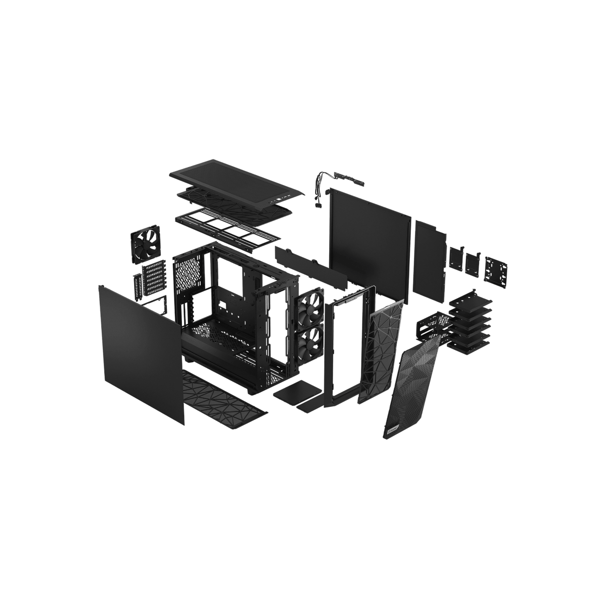 Obudowa Fractal Design Meshify 2 Black Solid.