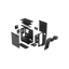 Obudowa Fractal Design Meshify 2 Compact Black TG Light Tint.