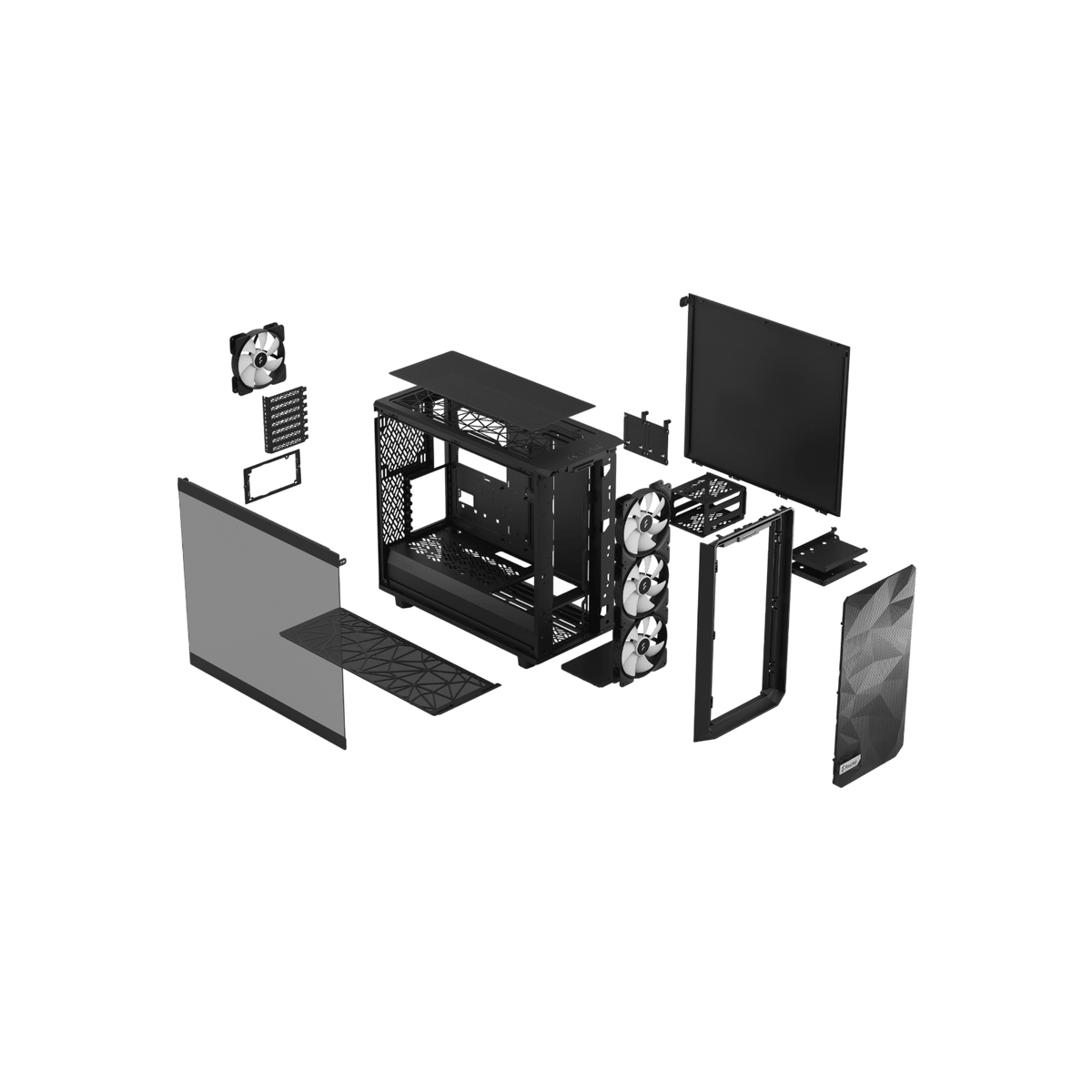 Obudowa Fractal Design Meshify 2 Lite RGB Black TG Light Tint.