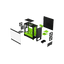 Obudowa Fractal Design Pop Air RGB Green Core.