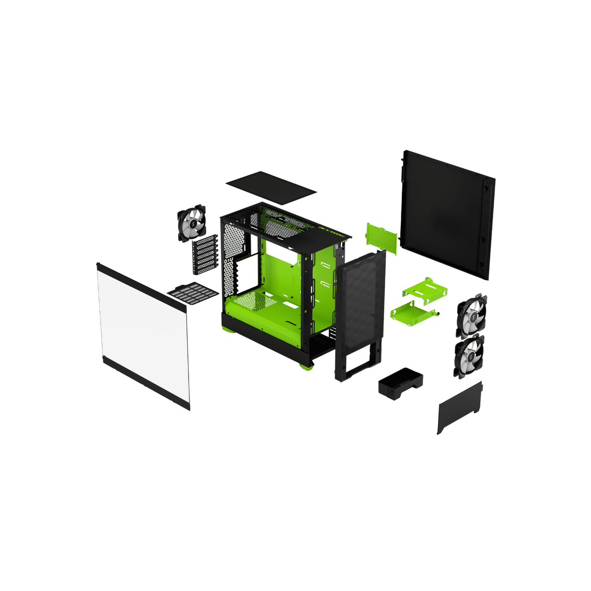 Obudowa Fractal Design Pop Air RGB Green Core.