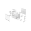 Obudowa Fractal Design Pop Air RGB White TG Clear.