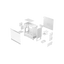 Obudowa Fractal Design Pop Air White TG Clear Tint.