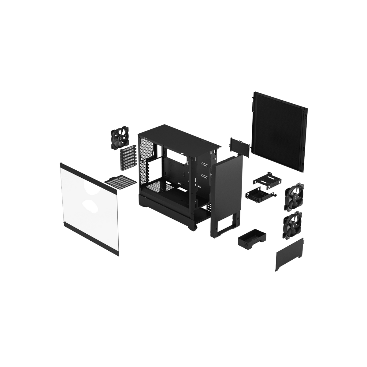 Obudowa Fractal Design Pop Silent Black TG Clear Tint.