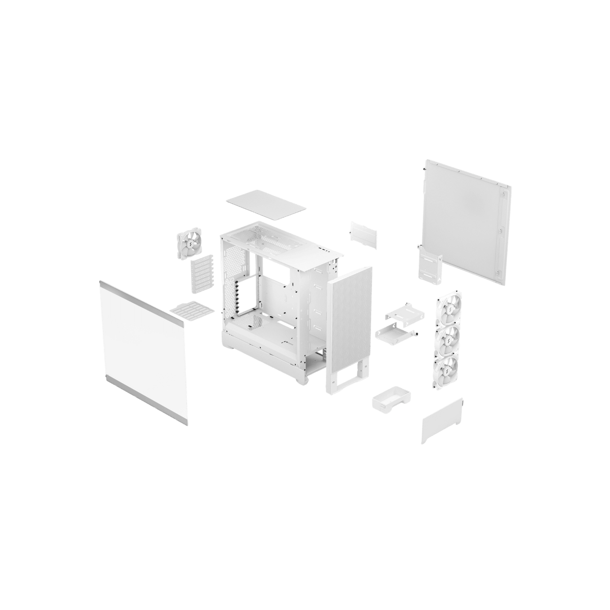Obudowa Fractal Design Pop XL Air RGB White TG Clear.