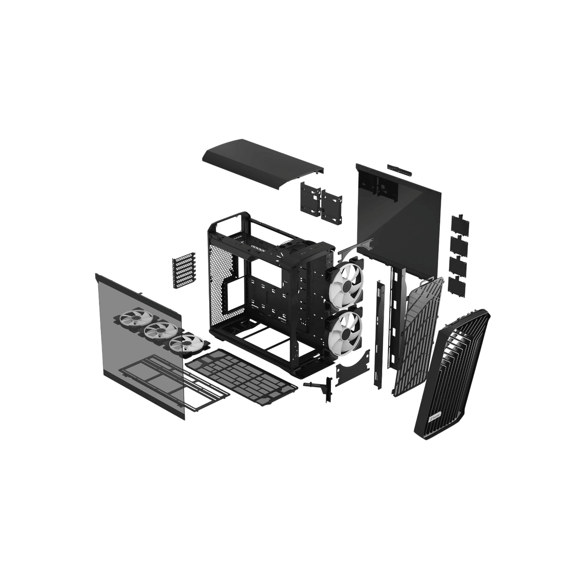 Obudowa Fractal Design Torrent Black RGB TG Light Tint.