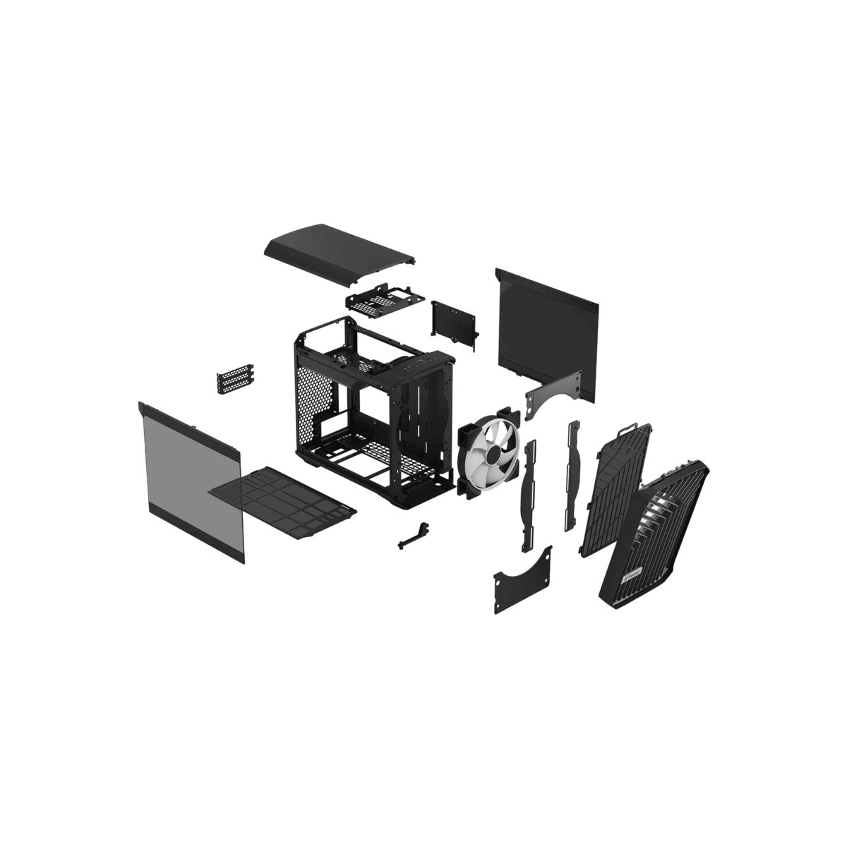 Obudowa Fractal Design Torrent Nano Black RGB TG Light Tint.