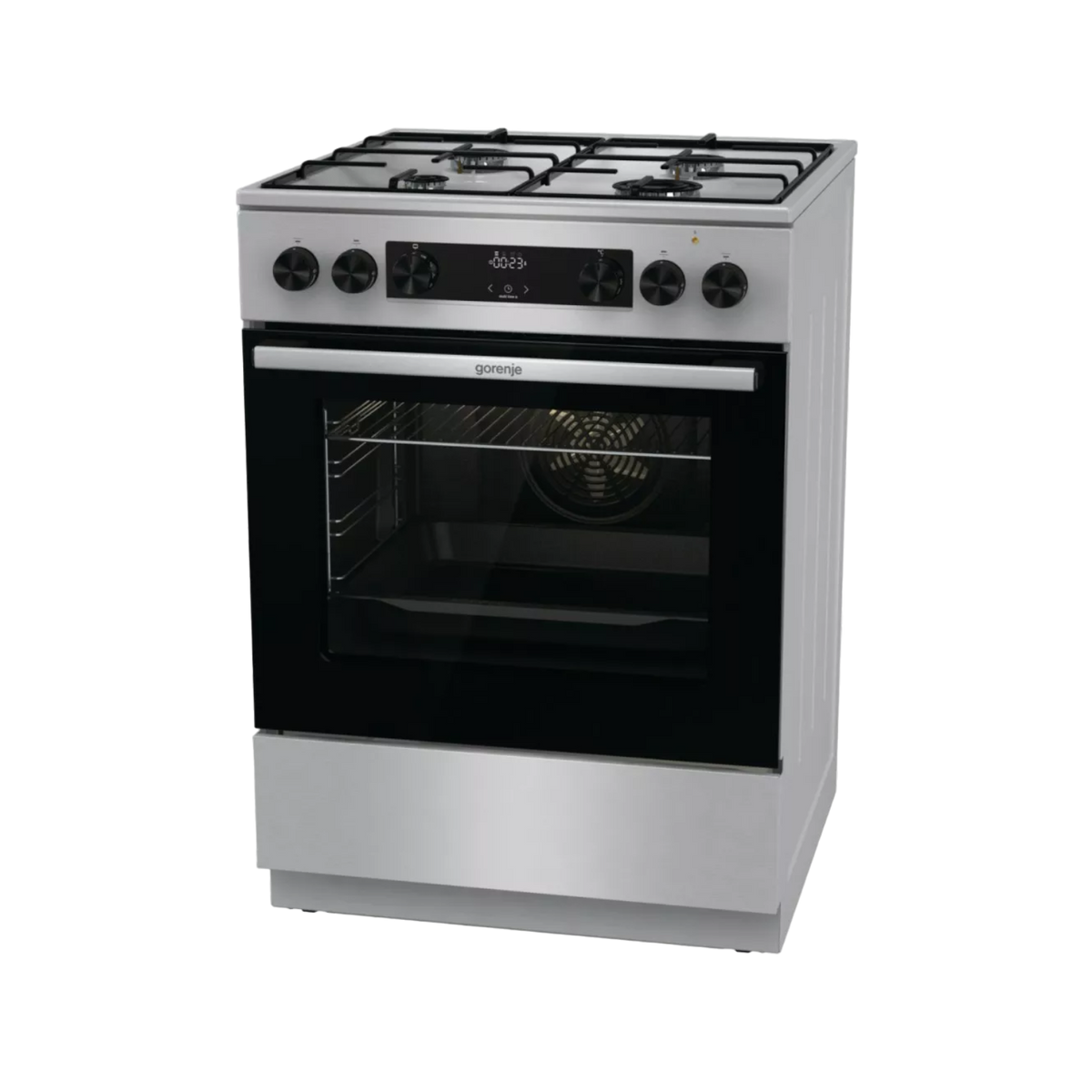 Kuchnia gazowo-elektryczna Gorenje GKS6C70XJ.