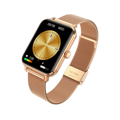 Smartwatch Garett GRC CLASSIC Złoty stalowy.