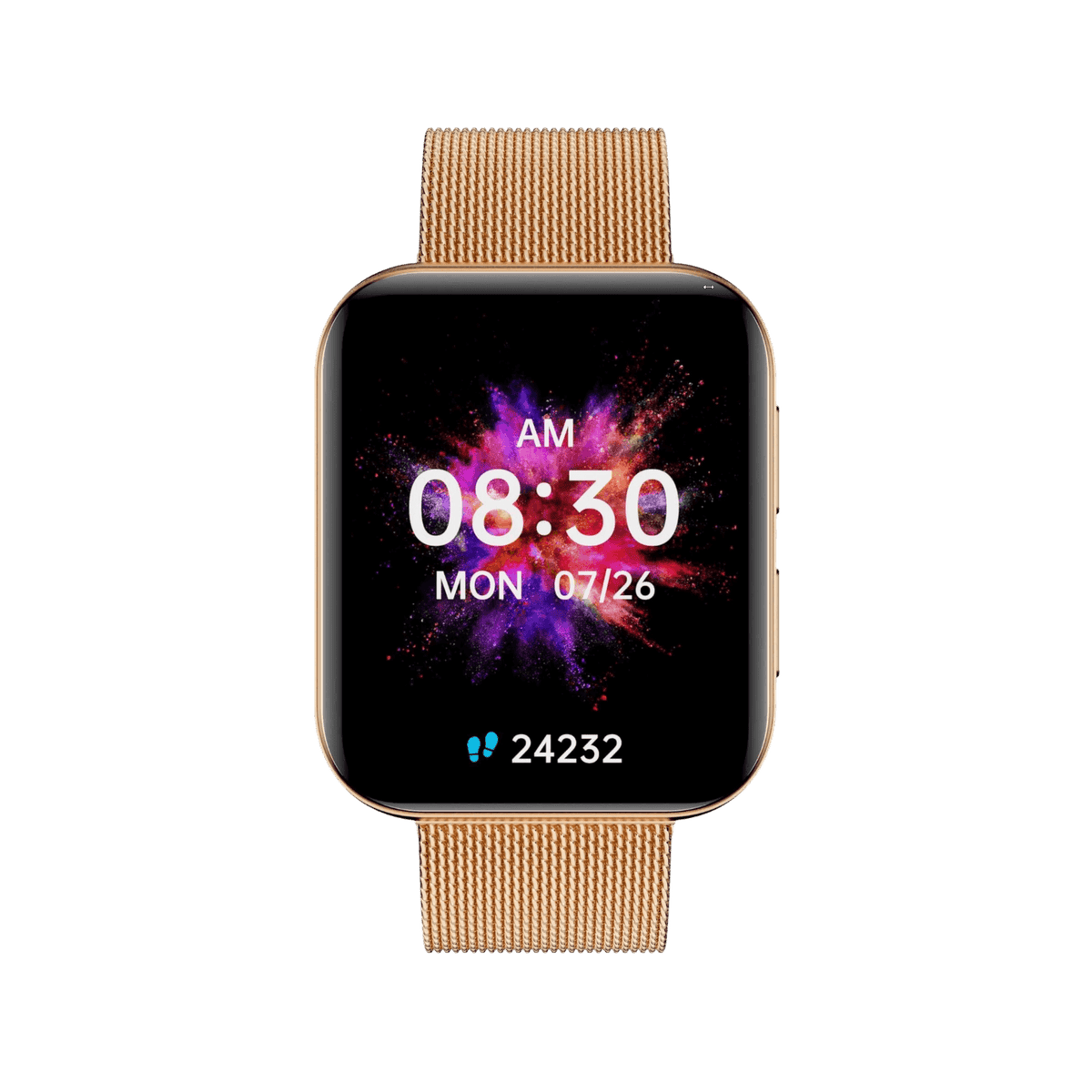 Smartwatch Garett GRC MAXX Złoty stalowy.