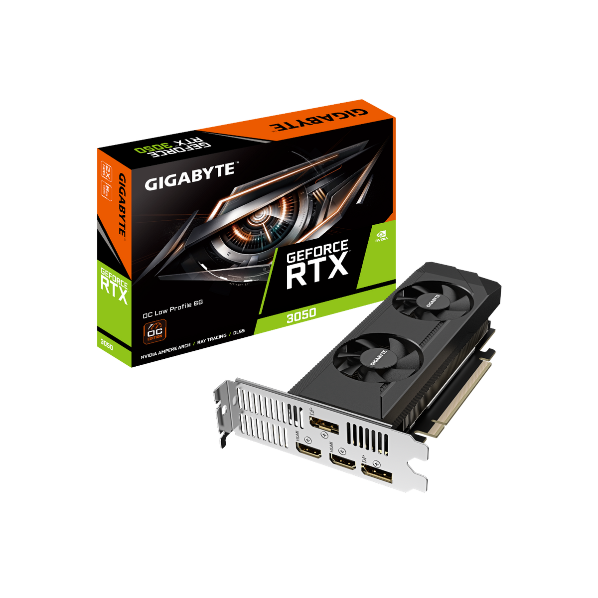 Karta graficzna Gigabyte GeForce RTX 3050 OC Low Profile 6GB GDDR6.
