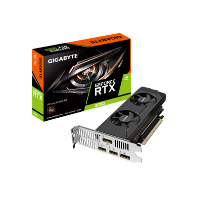 Karta graficzna Gigabyte GeForce RTX 3050 OC Low Profile 6GB GDDR6.