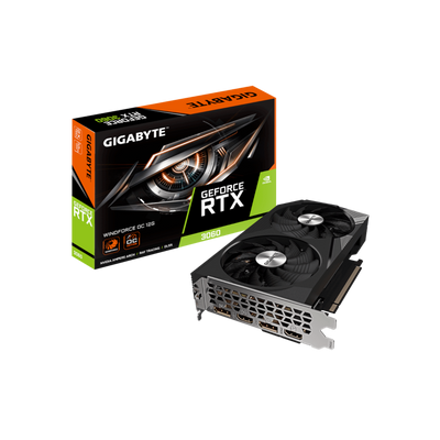 Karta graficzna Gigabyte GeForce RTX 3060 WINDFORCE OC 12GB GDDR6.