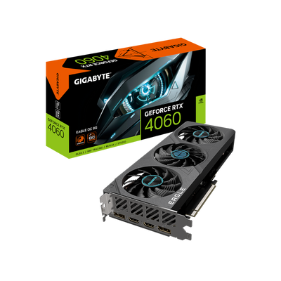 Karta graficzna Gigabyte GeForce RTX 4060 EAGLE OC 8GB GDDR6.