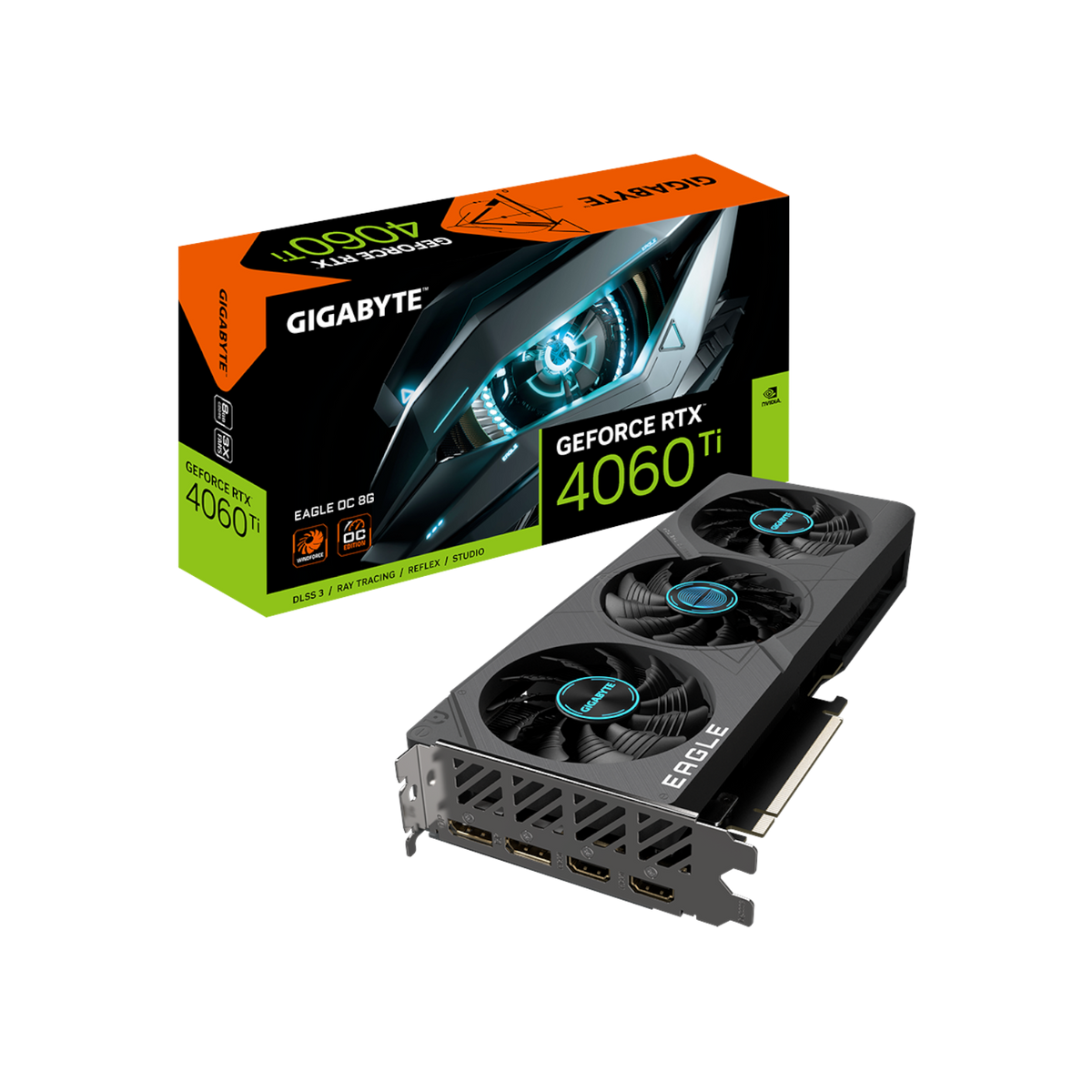 Karta graficzna Gigabyte GeForce RTX 4060 Ti Eagle OC 8GB GDDR6.