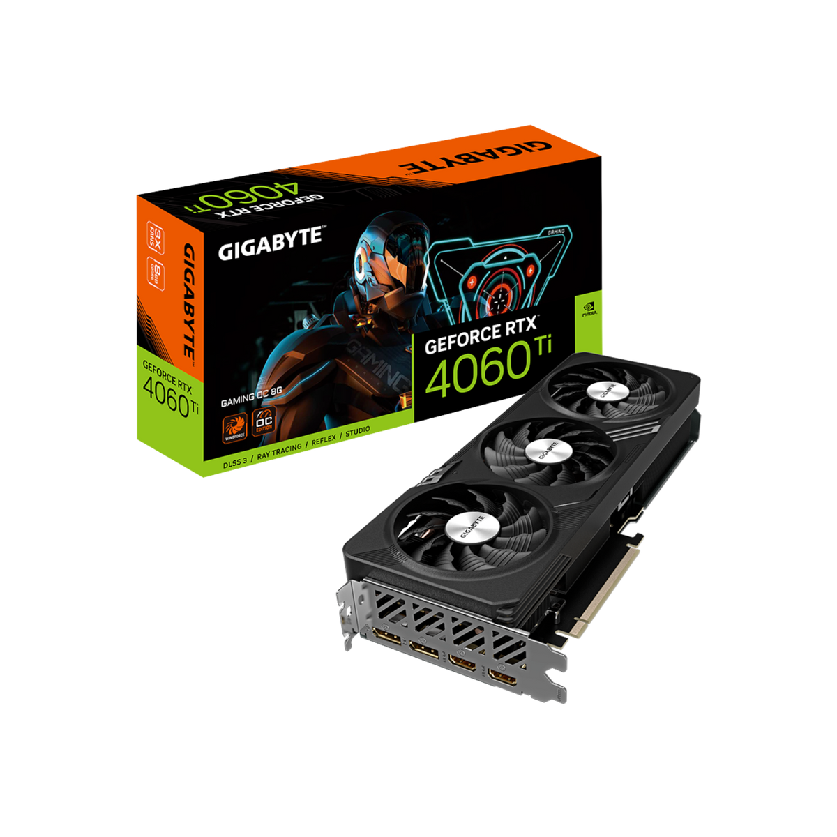 Karta graficzna Gigabyte GeForce RTX 4060 Ti Gaming OC 8GB GDDR6.