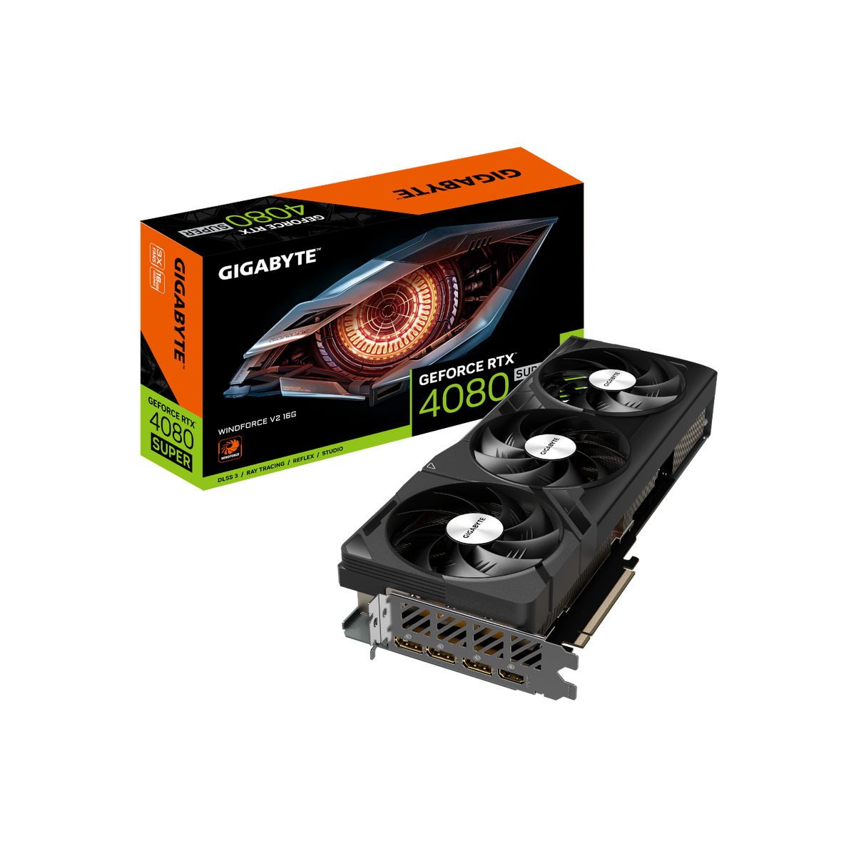 Karta graficzna Gigabyte GeForce RTX 4080 SUPER WINDFORCE V2 16GB GDDR6X.