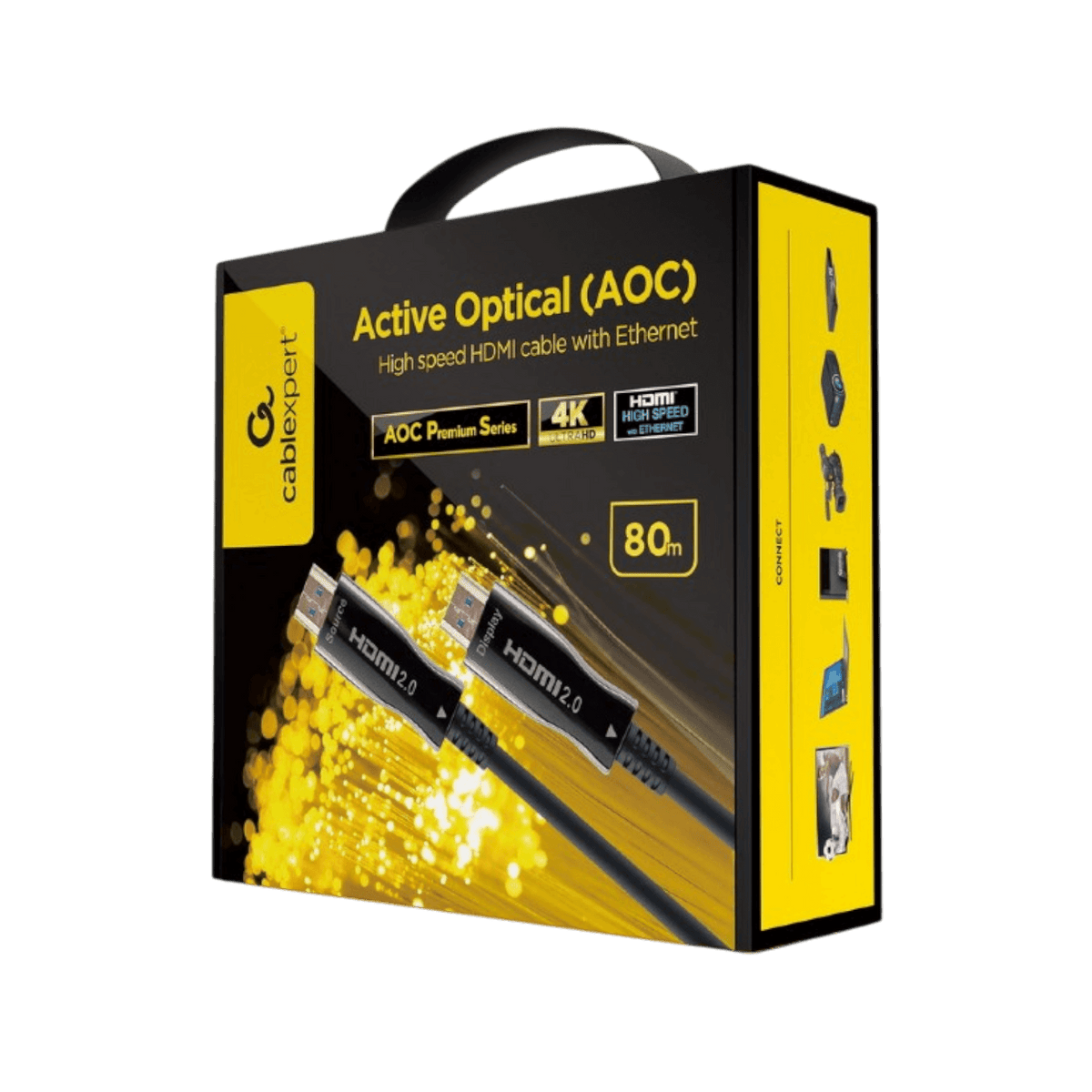 Kabel Gembird AOC High Speed HDMI - HDMI 4K UHD 80 m.
