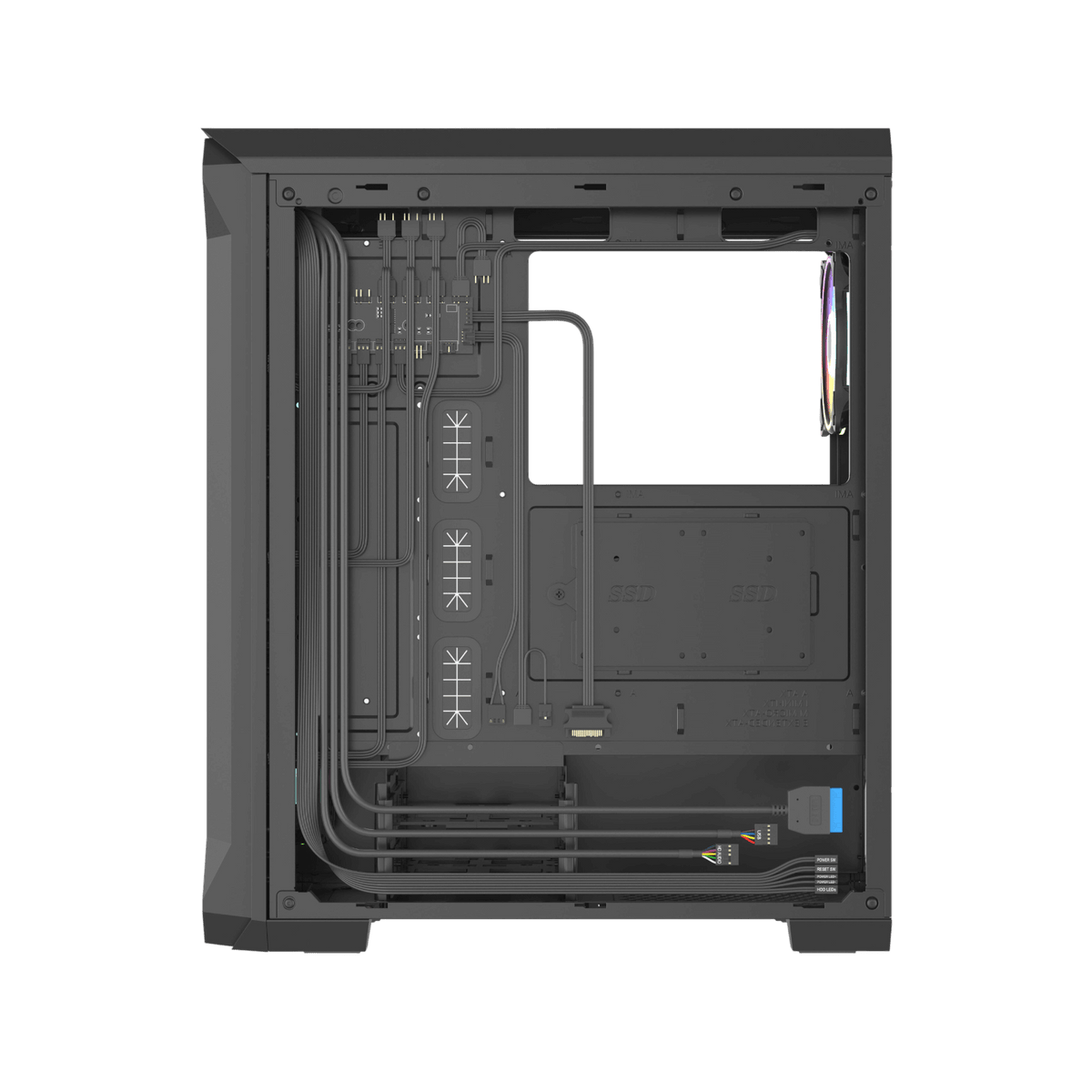 Obudowa Genesis Irid 505 V2 ARGB Black.