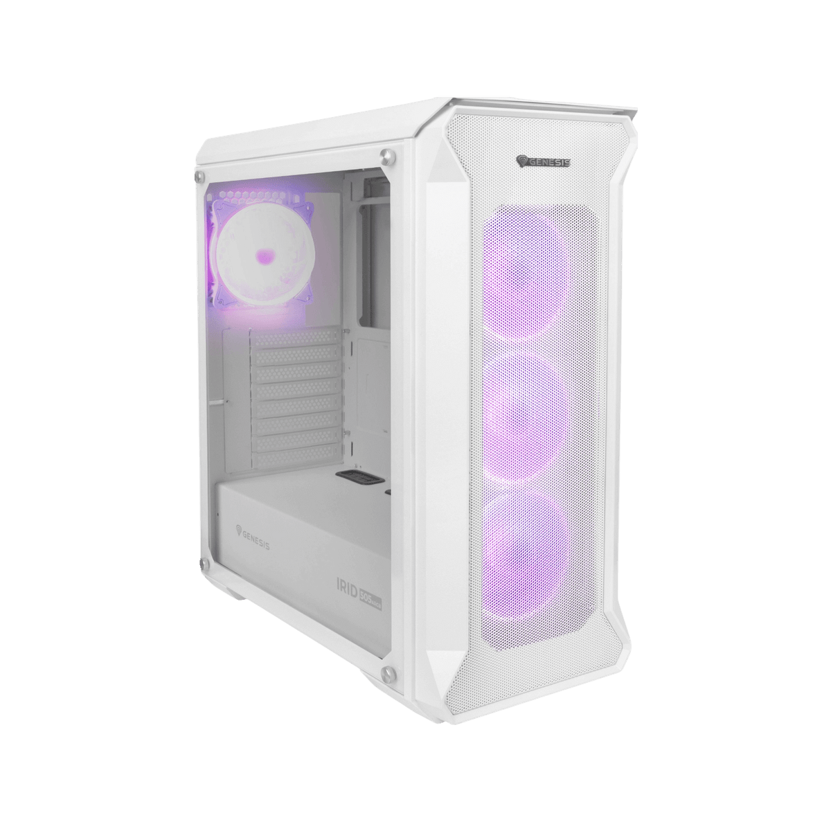 Obudowa Genesis Irid 505 V2 ARGB White.