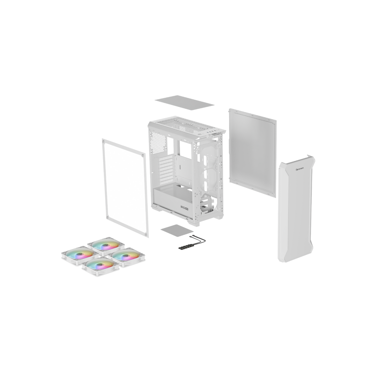 Obudowa Genesis Irid 505 V2 ARGB White.