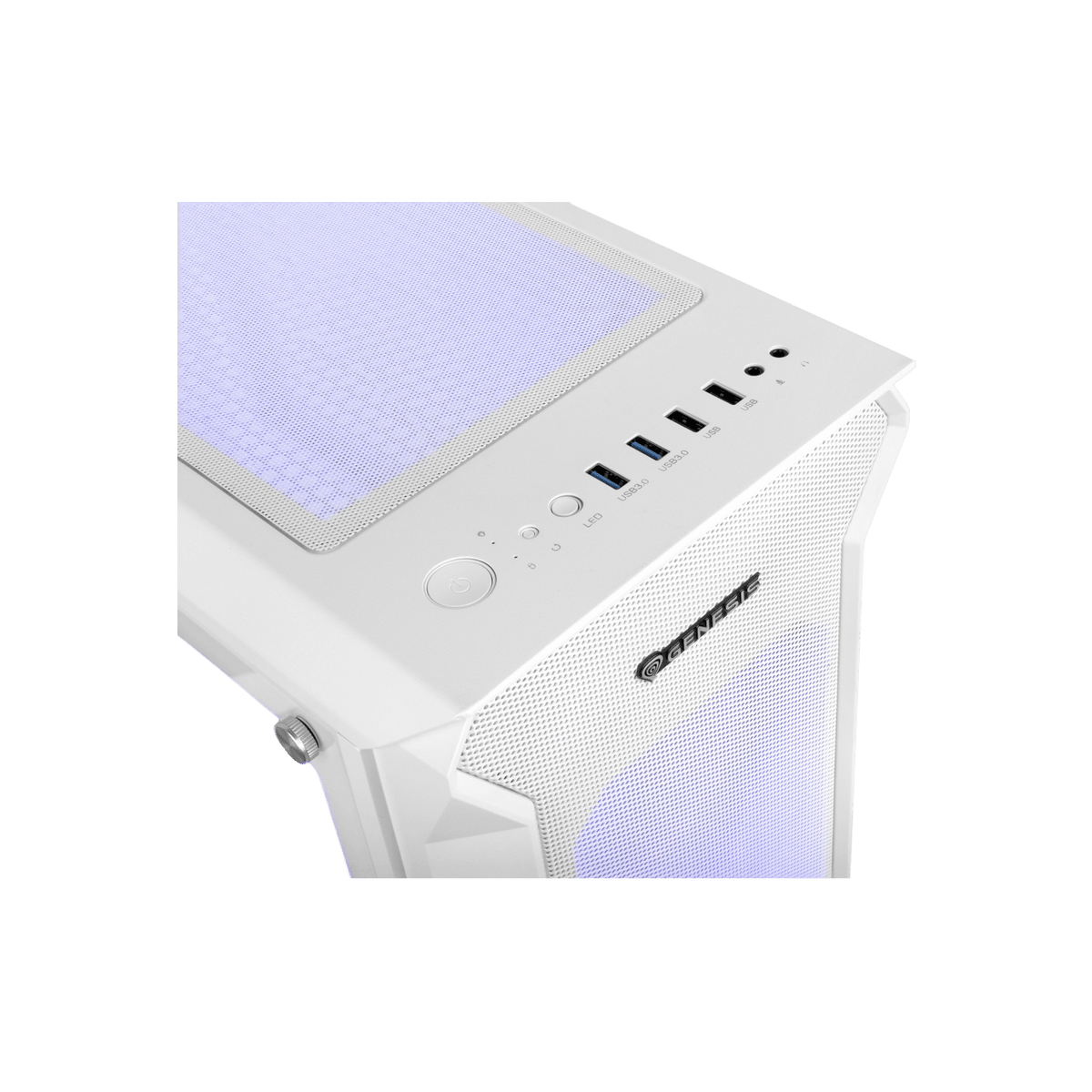 Obudowa Genesis Irid 505 V2 ARGB White.