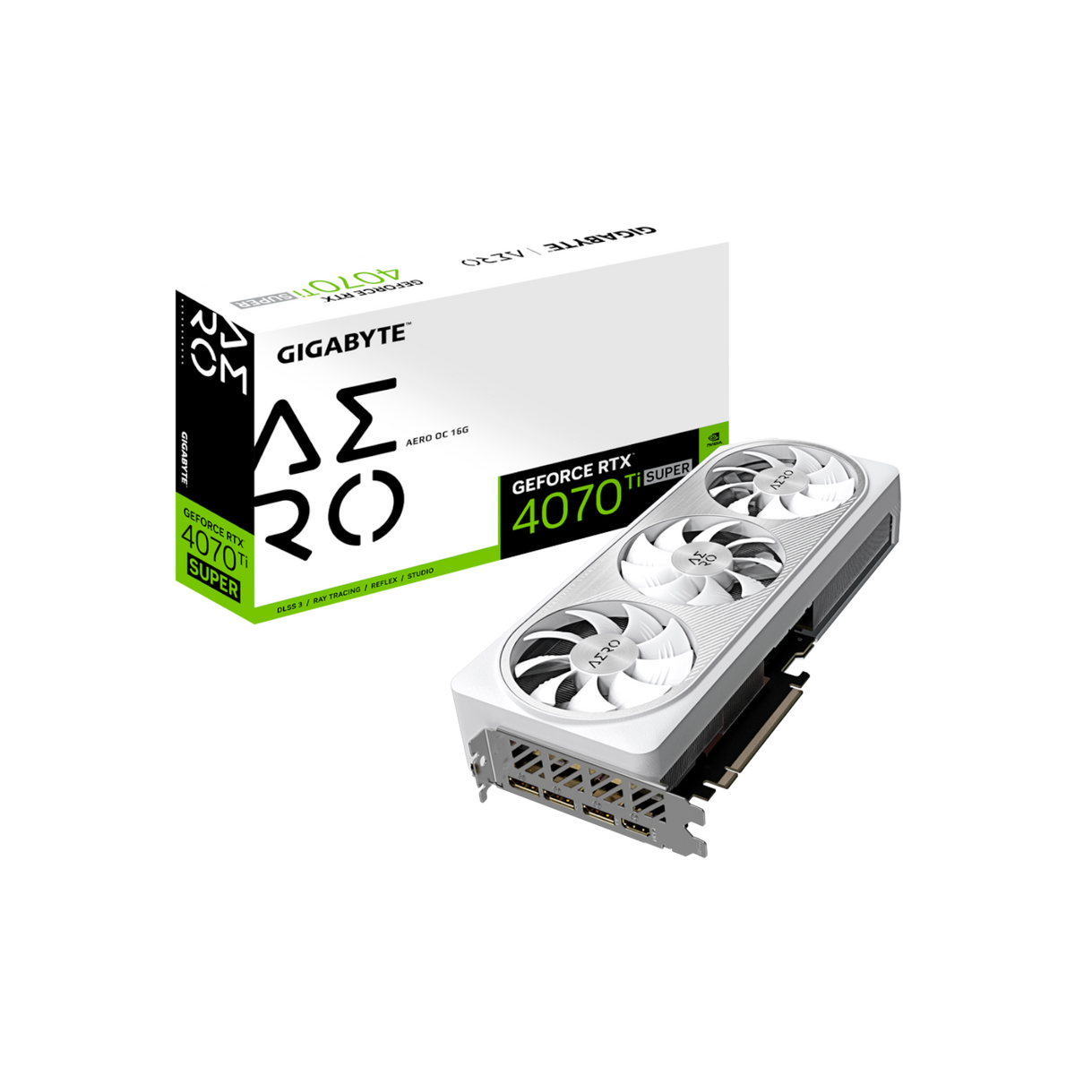 Karta graficzna Gigabyte GeForce RTX 4070 Ti SUPER AERO OC 16GB GDDR6X.