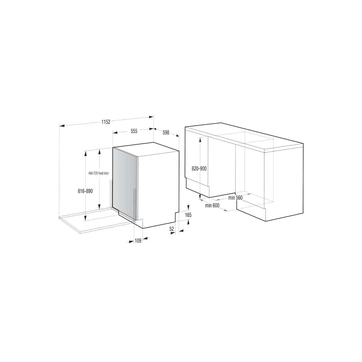 Zmywarka do zabudowy Gorenje GV663B65 60cm.