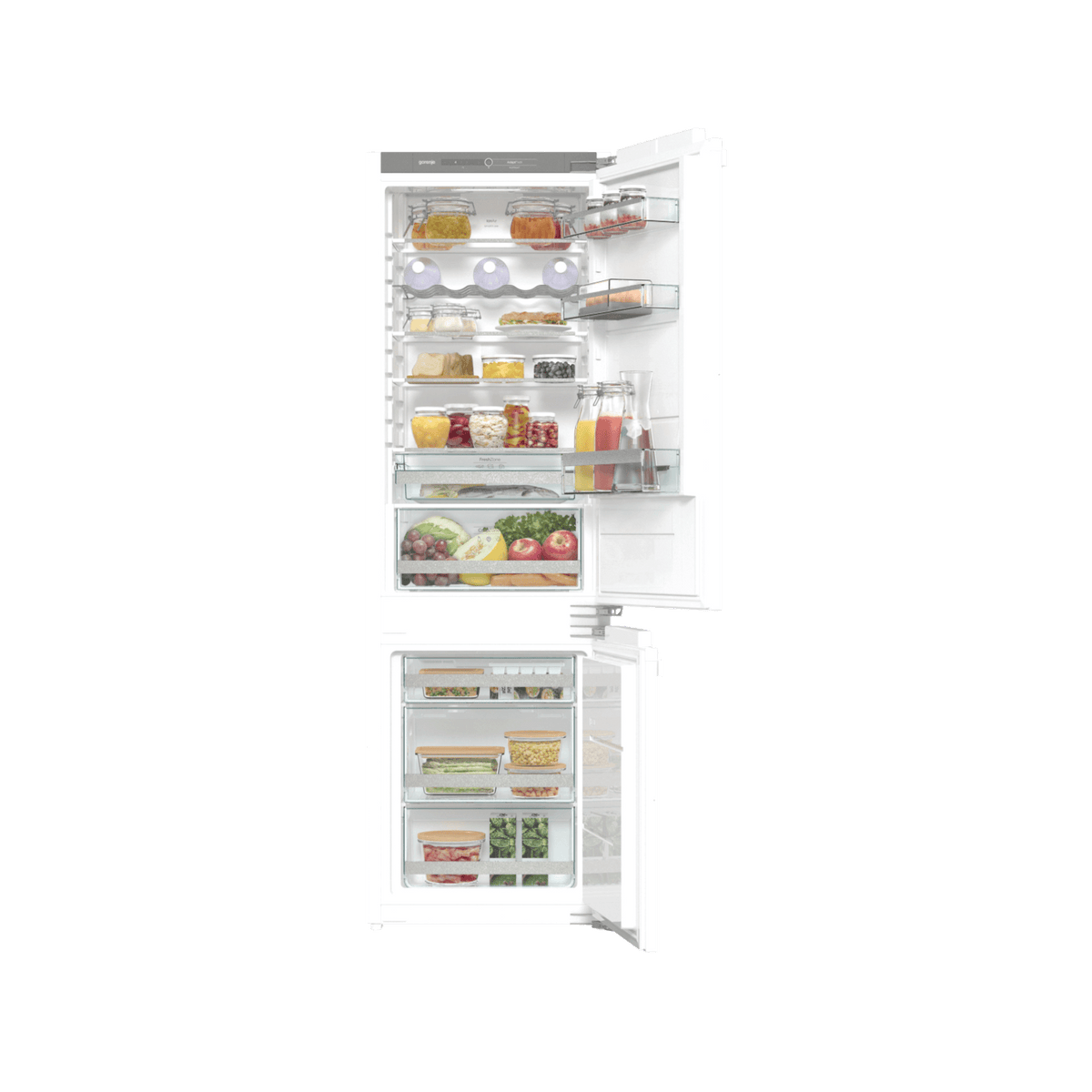 Lodówka do zabudowy Gorenje NRKI218EA0 No Frost 177,2cm.