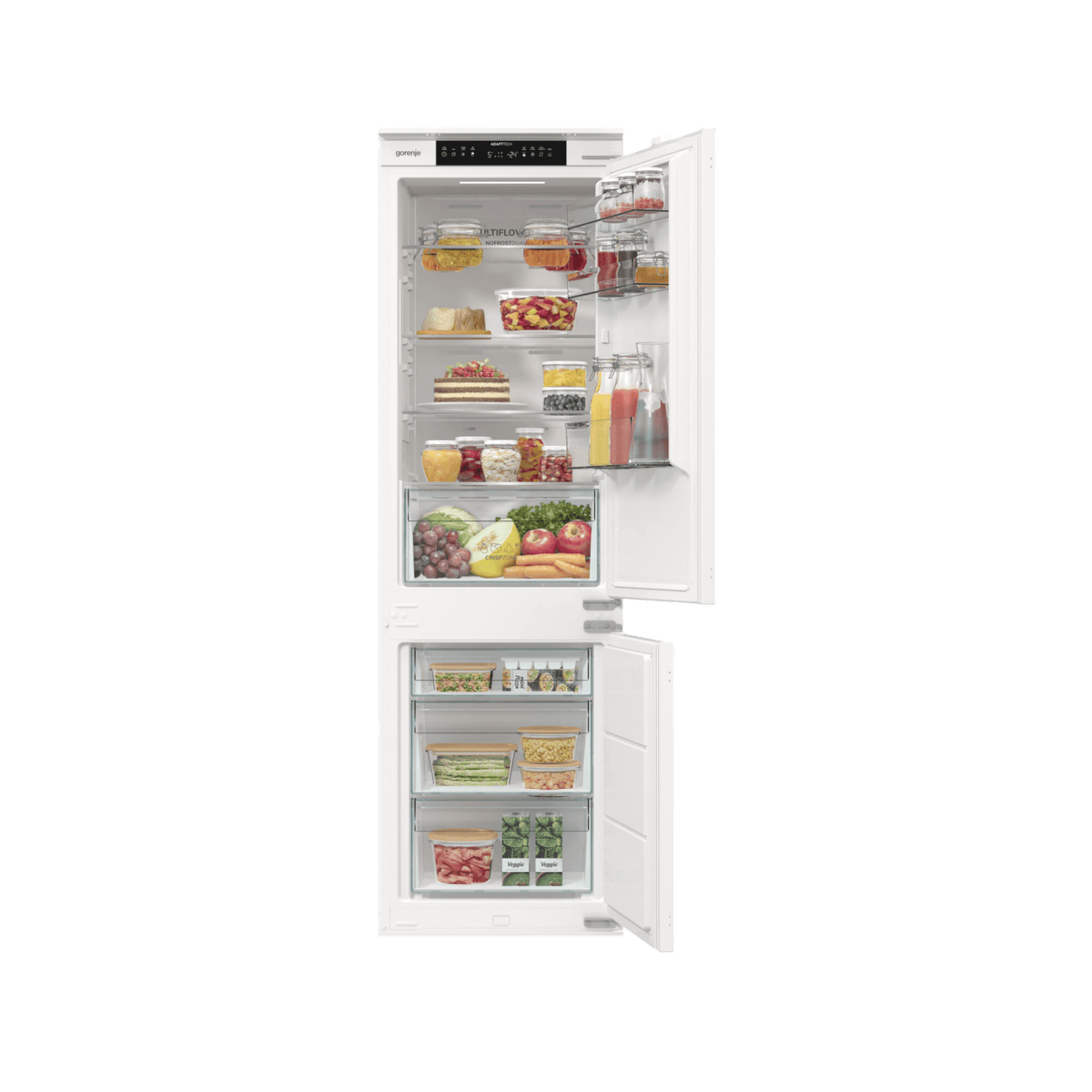 Lodówka do zabudowy Gorenje NRKI517E41 No Frost 177,2cm.