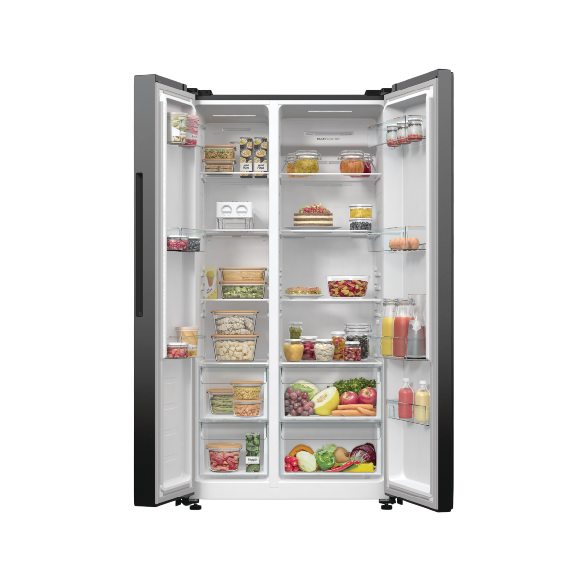 Lodówka wolnostojąca Gorenje NRR9185EABXL No Frost 178,6cm.