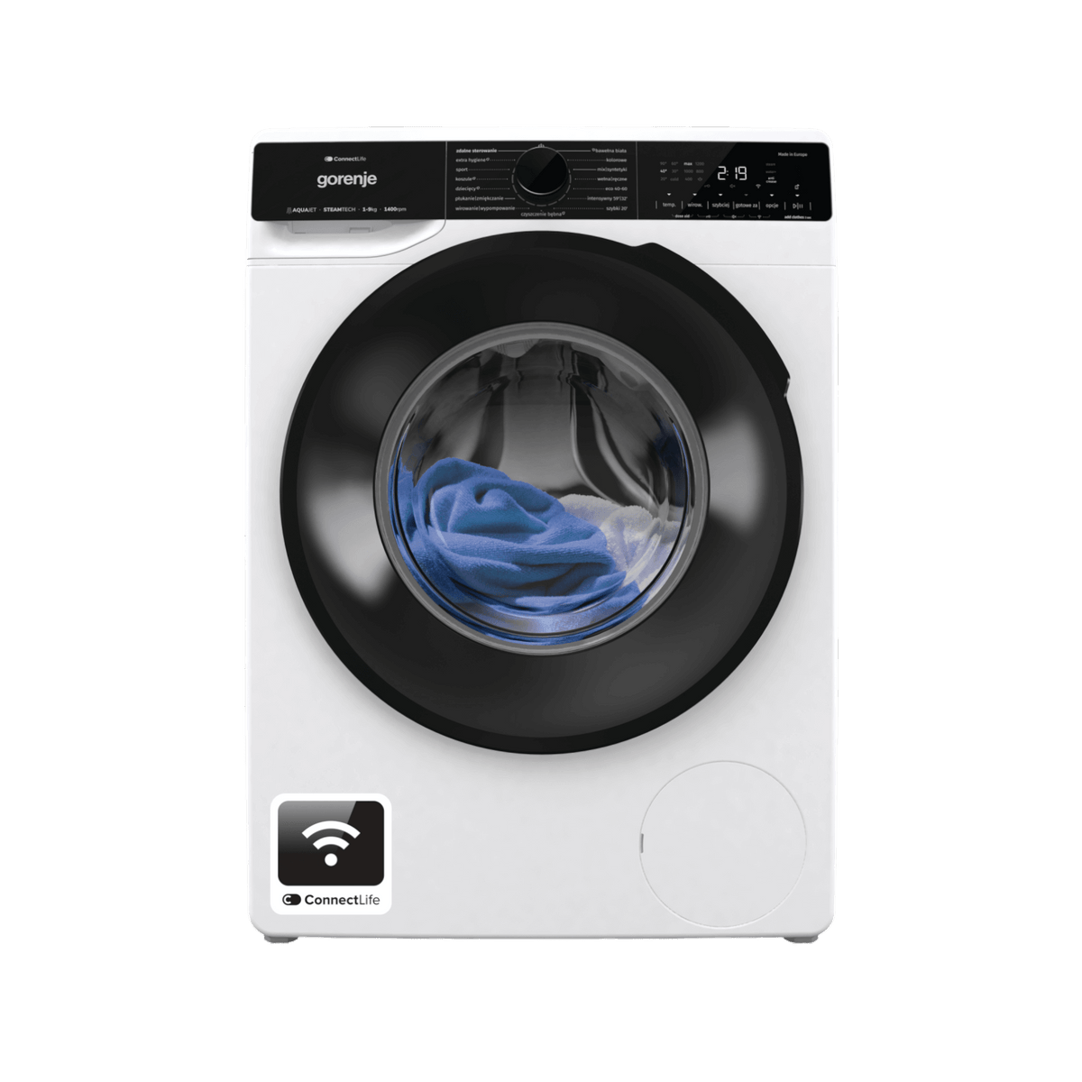 Pralka wolnostojąca Gorenje WPNA94A1TWIFI/PL 9kg 1400rpm.
