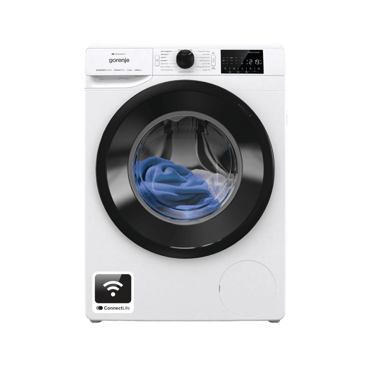 Pralka wolnostojąca Gorenje WPNEI84SBSWIFI/PL 8kg 1400rpm.