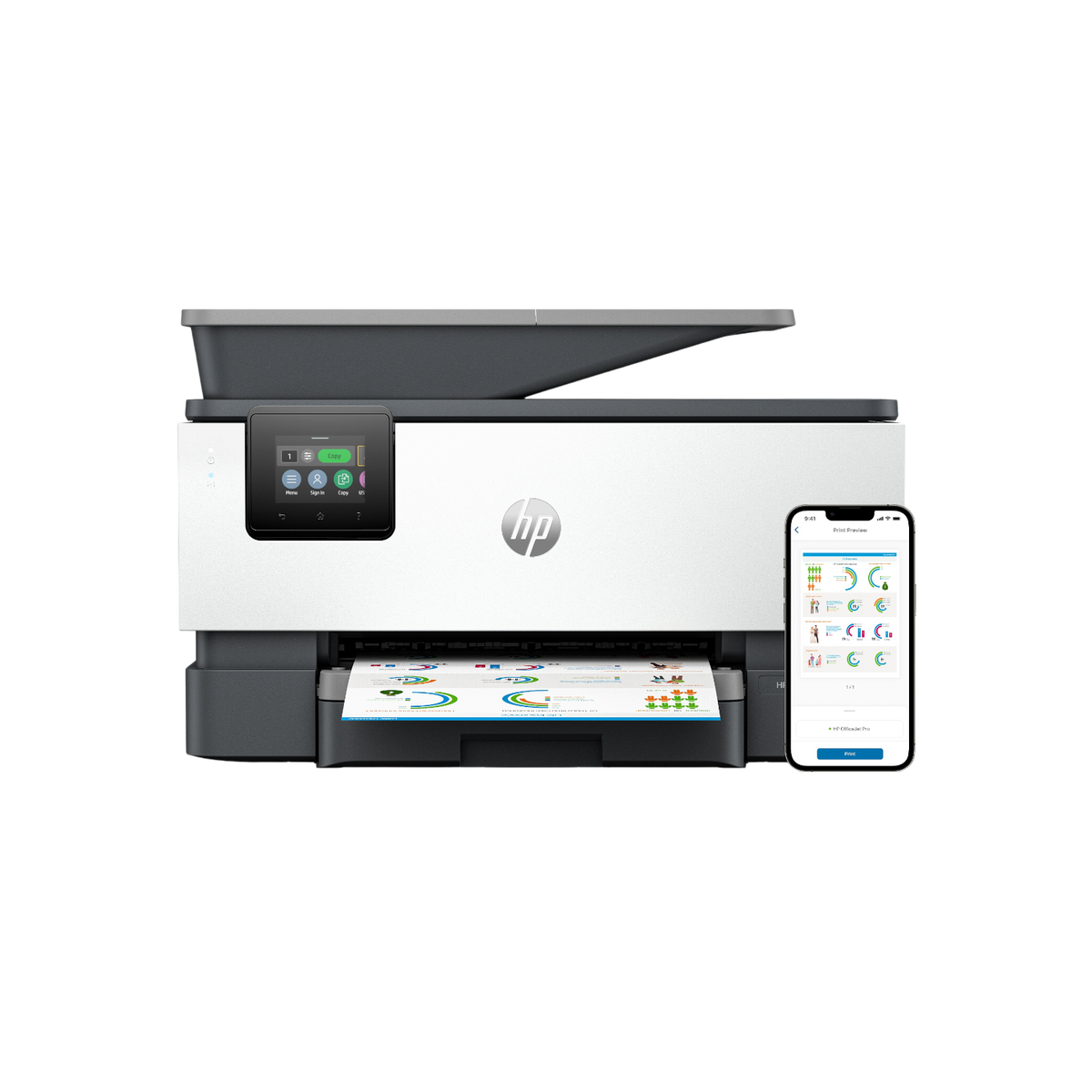 Urządzenie wielofunkcyjne atramentowe HP OfficeJet Pro 9120b.