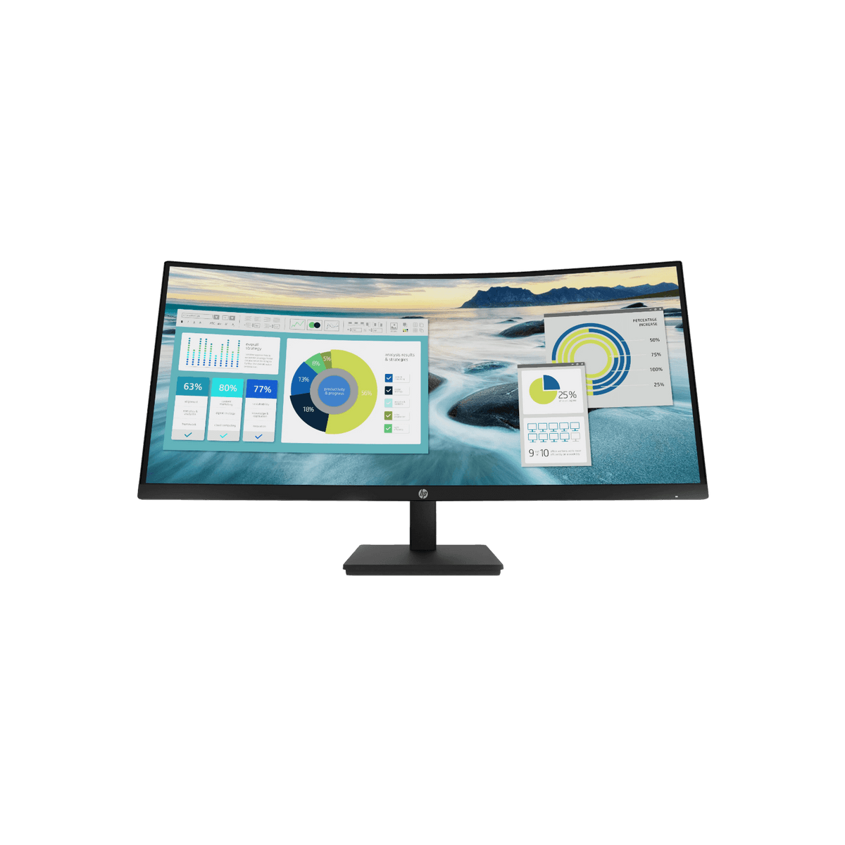 Monitor HP P34hc G4 34" VA WQHD.
