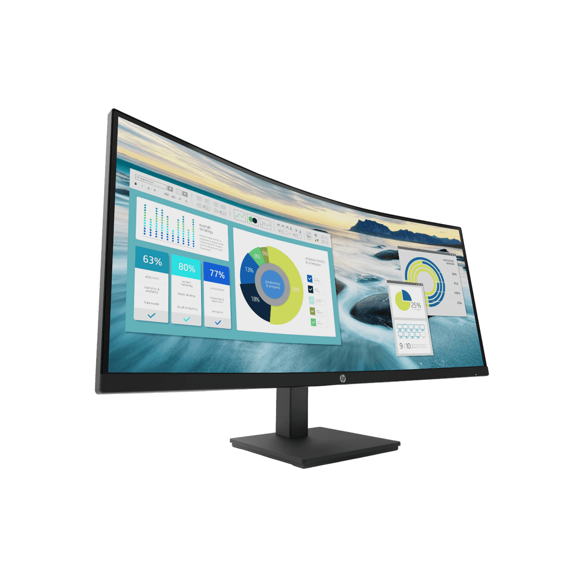 Monitor HP P34hc G4 34" VA WQHD.