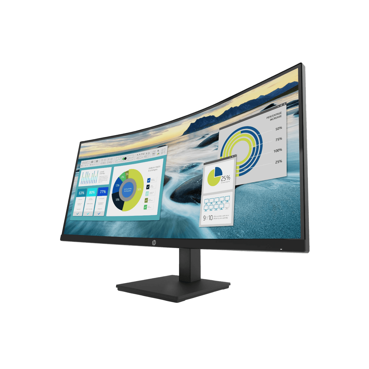 Monitor HP P34hc G4 34" VA WQHD.