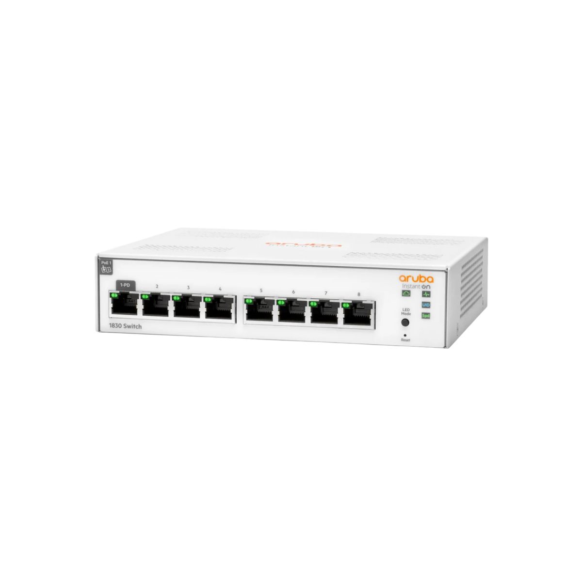 Switch zarządzalny Hewlett Packard Enterprise Aruba Instant On 1830 JL810A 8xGbE.