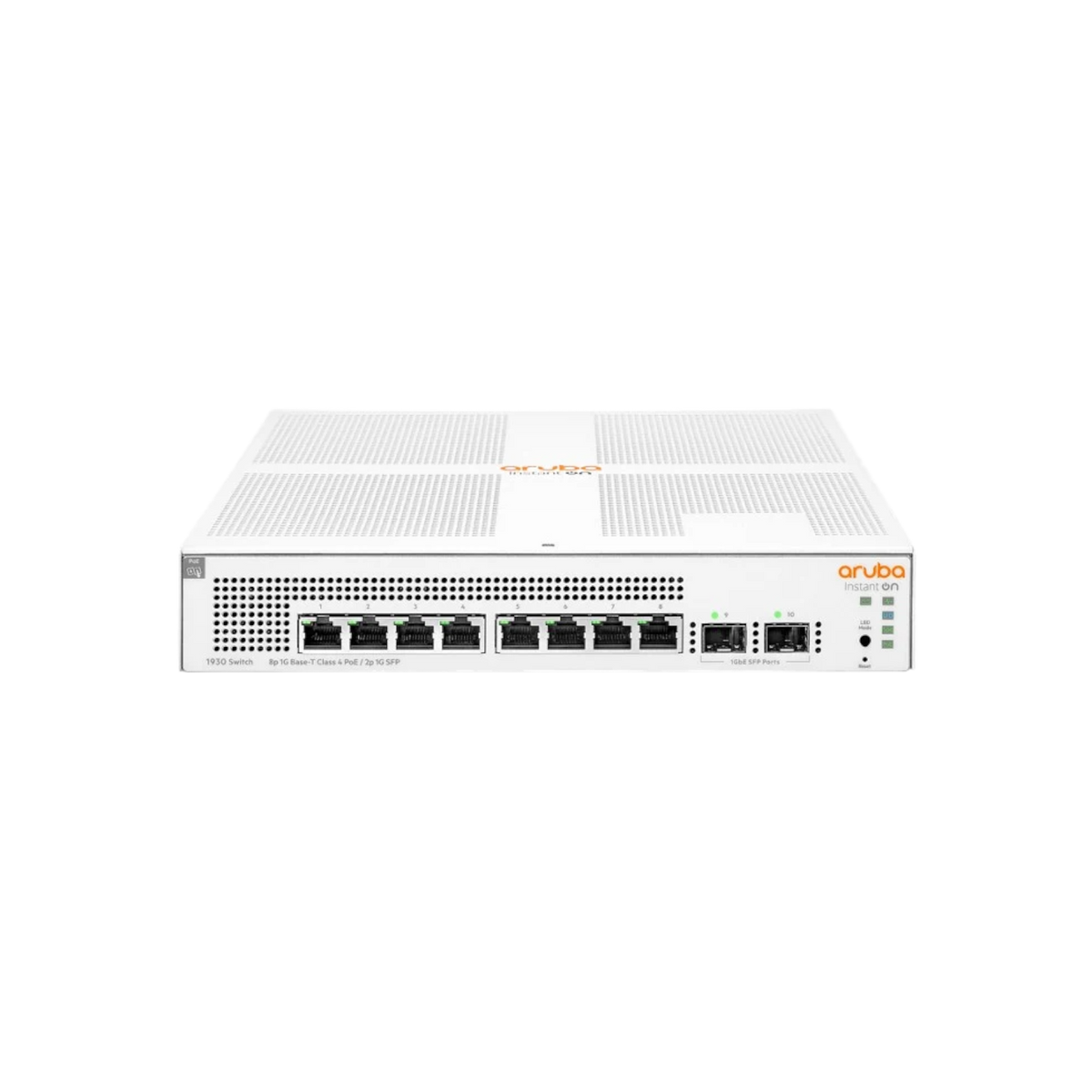 Switch zarządzalny Hewlett Packard Enterprise Aruba Instant On 1930 JL681A 8xGbE PoE 2xSFP 124W.