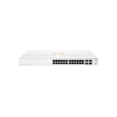 Switch zarządzalny Hewlett Packard Enterprise Aruba Instant On 1930 JL683B 24xGbE PoE 4xSFP+ 195W.